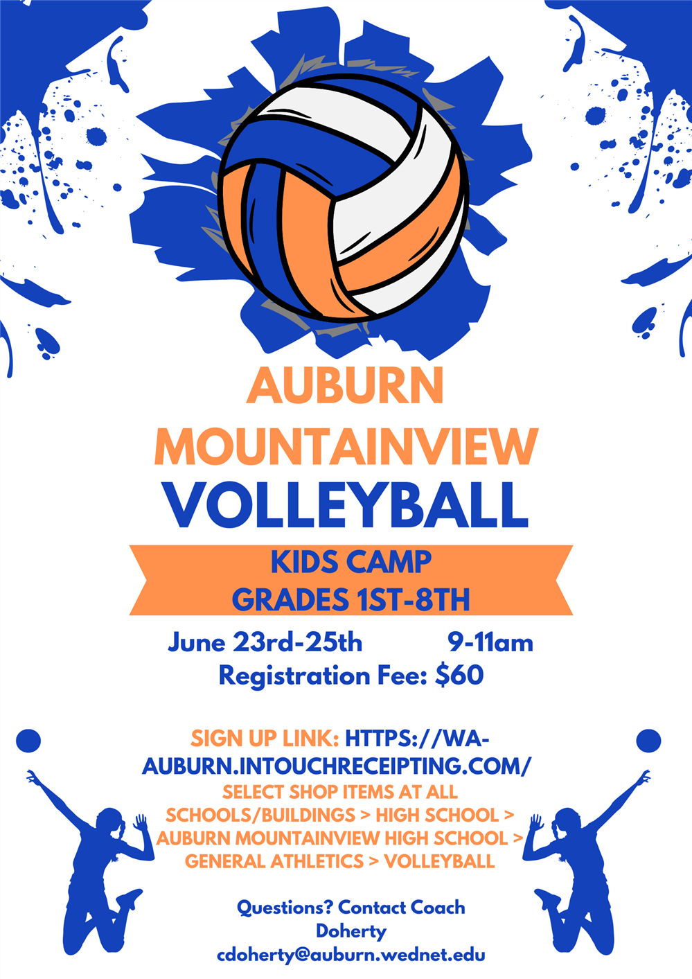 AMHS Volleyball Kids' Camp